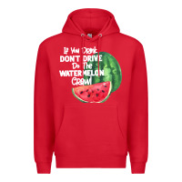Red Watermelon Crawl Premium Hoodie - Bettercallsaul