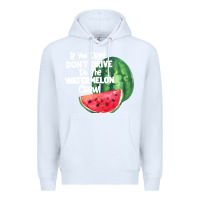 White Watermelon Crawl Premium Hoodie - Bettercallsaul