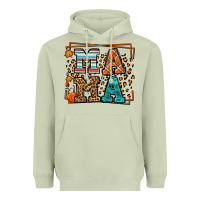 Matcha Fall Autumn Leopard Mama Heavyweight Hoodie - LillyAllenDesigns
