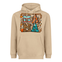 Mushroom Fall Autumn Leopard Mama Heavyweight Hoodie - LillyAllenDesigns