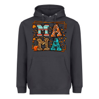 Smoke Fall Autumn Leopard Mama Heavyweight Hoodie - LillyAllenDesigns