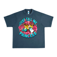 Midnight Navy just call me princess Urban Heavy Tee - AdoDesignShop