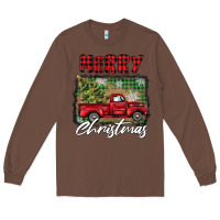 Chestnut merry christmas truck Long Sleeve Tee - BarkalooDesign