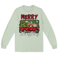Matcha merry christmas truck Long Sleeve Tee - BarkalooDesign