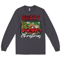 Smoke merry christmas truck Long Sleeve Tee - BarkalooDesign