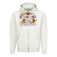 Oatmeal Heather mom grandma great grandma it just keeps getting be Zipper Hoodie - MaliasSmallBusiness