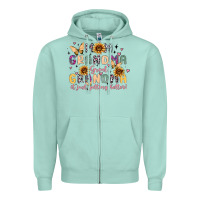 Seafoam mom grandma great grandma it just keeps getting be Zipper Hoodie - MaliasSmallBusiness