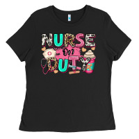 Black nurse on duty Ladies Tee - RanaPortraitStore
