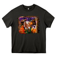 Asphalt longhorn cow halloween Heavy Core Tee - RanaPortraitStore