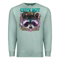 Seafoam cute but feral Premium Sweatshirt - Artiststas