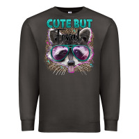 Smoke cute but feral Premium Sweatshirt - Artiststas