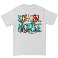 Dove Grey school nurse Premium Tee - texasbilliewilder