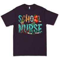 Plum school nurse Premium Tee - texasbilliewilder