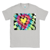 Moon Dust tie dye hearth shaped race flag background 3200x2400 Classic Tee - AdoDesignShop