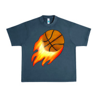 Midnight Navy basketball Urban Heavy Tee - JahusDesignShop