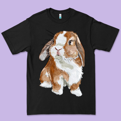 Cute Bunny Premium Tee Designed By Ranaportraitstore