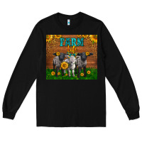 Black Western Baby Sheeps Farm Life Garden Long Sleeve Tee - LillyAllenDesigns