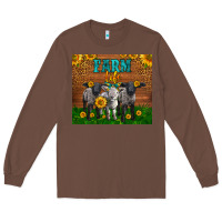 Chestnut Western Baby Sheeps Farm Life Garden Long Sleeve Tee - LillyAllenDesigns