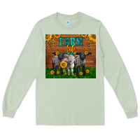 Matcha Western Baby Sheeps Farm Life Garden Long Sleeve Tee - LillyAllenDesigns