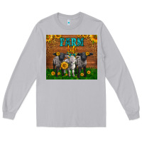 Moon Dust Western Baby Sheeps Farm Life Garden Long Sleeve Tee - LillyAllenDesigns