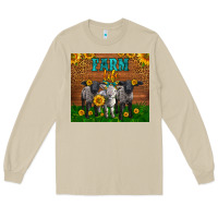 Mushroom Western Baby Sheeps Farm Life Garden Long Sleeve Tee - LillyAllenDesigns
