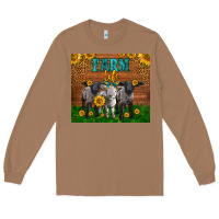 Toasted Coconut Western Baby Sheeps Farm Life Garden Long Sleeve Tee - LillyAllenDesigns