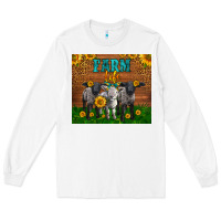 White Western Baby Sheeps Farm Life Garden Long Sleeve Tee - LillyAllenDesigns