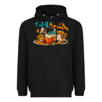 Black Fall Cutest Pumpkin In The Patch Heavyweight Hoodie - LillyAllenDesigns