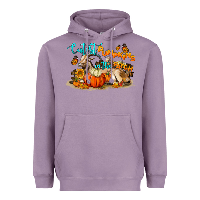Fall Cutest Pumpkin In The Patch Heavyweight Hoodie by LillyAllenDesigns | Teevron