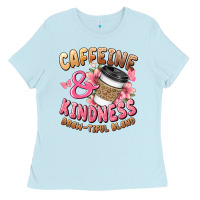 Caffeine And Kindness Brewtiful Blend Ladies Tee | Teevron