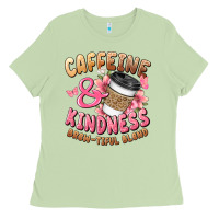 Matcha caffeine and kindness brewtiful blend Ladies Tee - JahusDesignShop
