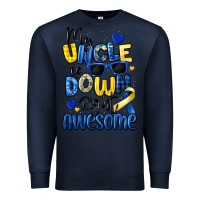 Navy my uncle is down right awesome Premium Sweatshirt - Artiststas