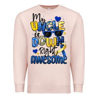 Pale Pink my uncle is down right awesome Premium Sweatshirt - Artiststas