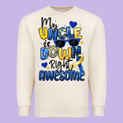 My Uncle Is Down Right Awesome Premium Sweatshirt Designed By Artiststas