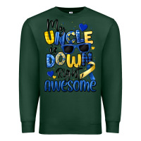 Sports Green my uncle is down right awesome Premium Sweatshirt - Artiststas