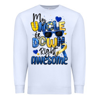 White my uncle is down right awesome Premium Sweatshirt - Artiststas