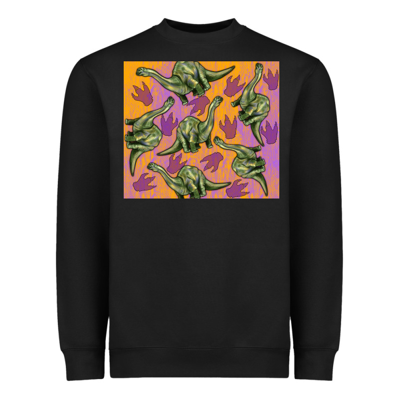 Dinosaur Brontosaurus Heavyweight Sweatshirt by Artiststas | Teevron