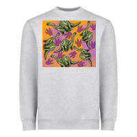 Heather Grey dinosaur brontosaurus Heavyweight Sweatshirt - Artiststas