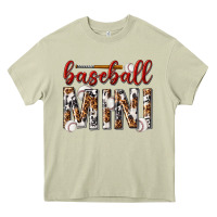 Mossy baseball mini with leopard Heavy Core Tee - texasbilliewilder