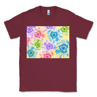 Burgundy tie dye heart shaped background 3200x2400 Classic Tee - AdoDesignShop