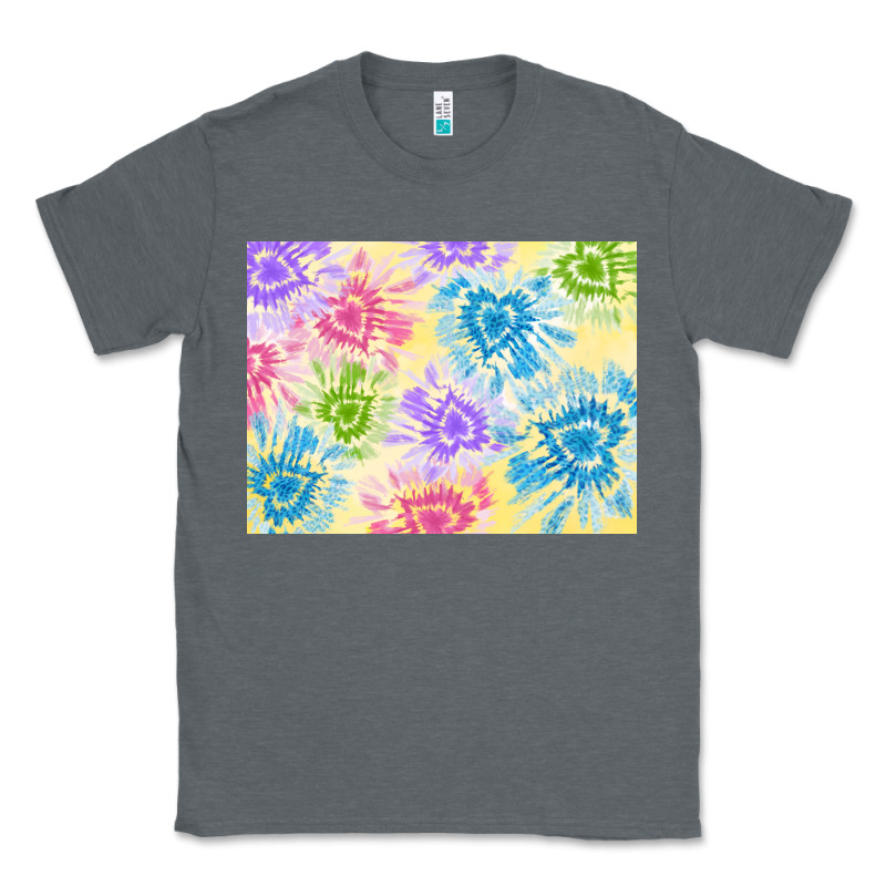 Tie Dye Heart Shaped Background 3200x2400 Classic Tee by AdoDesignShop | Teevron