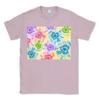 Lilac tie dye heart shaped background 3200x2400 Classic Tee - AdoDesignShop