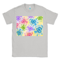 Moon Dust tie dye heart shaped background 3200x2400 Classic Tee - AdoDesignShop
