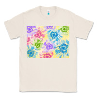 Natural tie dye heart shaped background 3200x2400 Classic Tee - AdoDesignShop