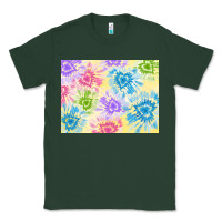 Sports Green tie dye heart shaped background 3200x2400 Classic Tee - AdoDesignShop
