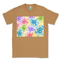 Toasted Coconut tie dye heart shaped background 3200x2400 Classic Tee - AdoDesignShop