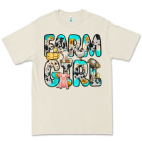 Bone farm girl Premium Tee - Zillion Design Studio