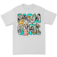 Dove Grey farm girl Premium Tee - Zillion Design Studio
