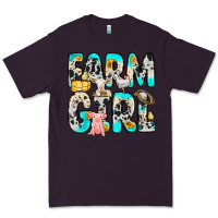 Plum farm girl Premium Tee - Zillion Design Studio