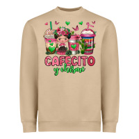 Mushroom cafecito y chisme coffee cups Heavyweight Sweatshirt - Jasminsmagicworld